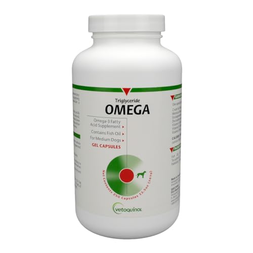 Vetoquinol Triglyceride Omega - Fish Oil for...