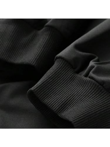 Floerns Boy's Letter Print Long Sleeve Sweatshirt Winter Crew Neck Pullovers3