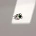 Aragorn Ring Green Stone CZ 925 Silver Plated Ring for Women Men Cosplay Jewelry,Ring size 6-10 (7)