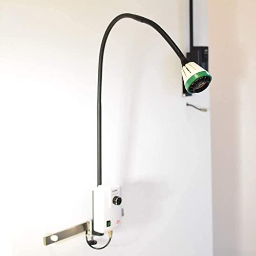 Generico Lampada per Visita Medica Lampada per Visita Medica chirurgica a LED da 9 W, Lampada per Visita chirurgica Dentale e ortodontica con Lampada a Collo D'Oca Flessibile, per ginecologia, ambula
