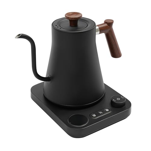 Hervidor eléctrico cuello de ganso 1200W 0.9L negro miniatura 6