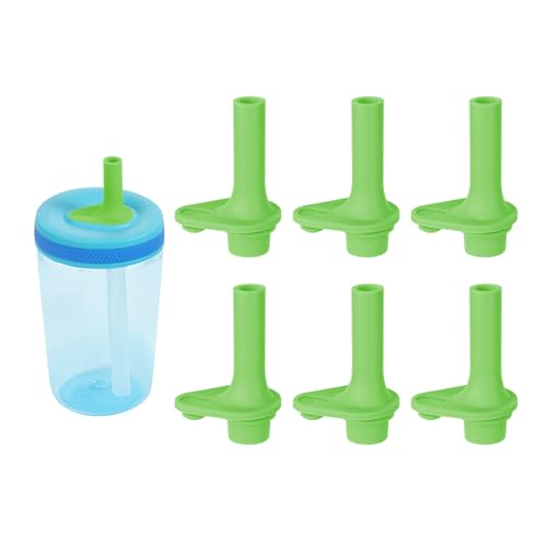 6pcs soupape remplacement Zak Designs Kelso 15oz (vert)