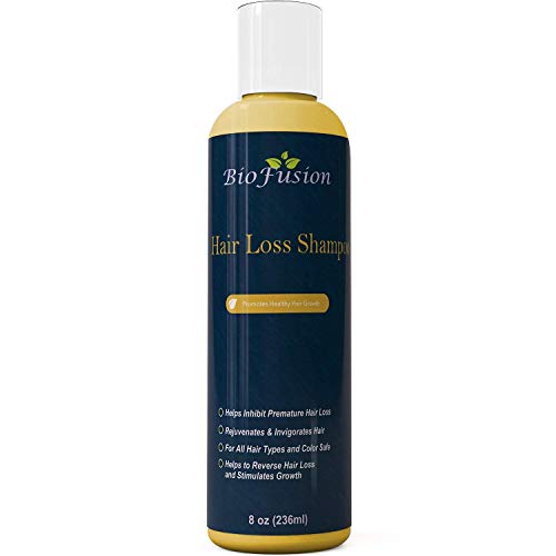 Hair Loss Shampoo for Men & Women – Best Topical Hair Regrowth & Prevention Formula – Use to Improve Thinning Hair & Anti Hair Loss – For Dry Oily and Damaged Hair – USA Made By Biofusion 8 oz Hair Loss Shampoo for Men & Women – Best Topical Hair Regrowth & Prevention Formula – Use to Improve Thinning Hair & Anti Hair Loss – For Dry Oily and Damaged Hair – USA Made By Biofusion 8 oz