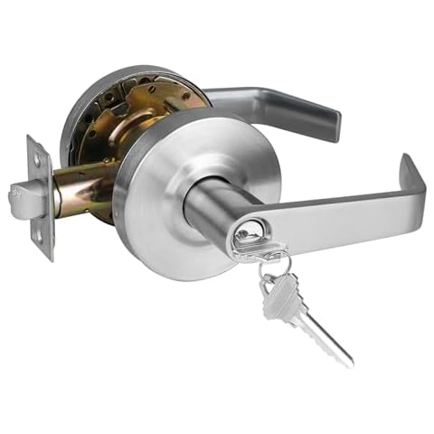 NEWBANG HARDWARE Commercial Keyed Entry Door Lever Handle Set Cover
