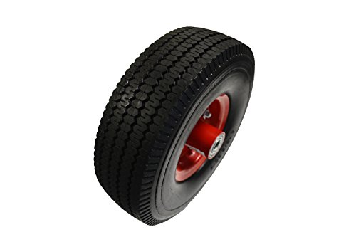 Neumático sólido 10 pulg para carretilla mano miniatura 2