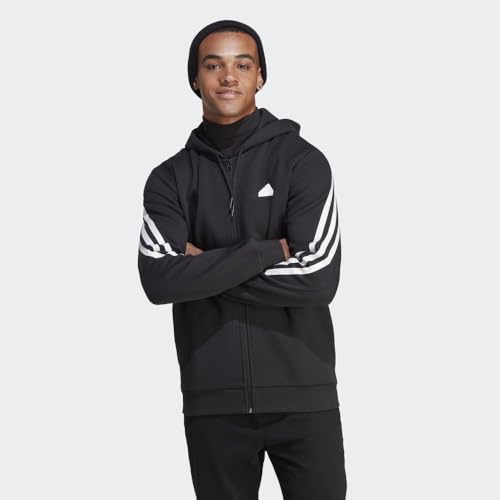adidas Men's Future Icon 3-Stripes Full-Zip Hoodie3