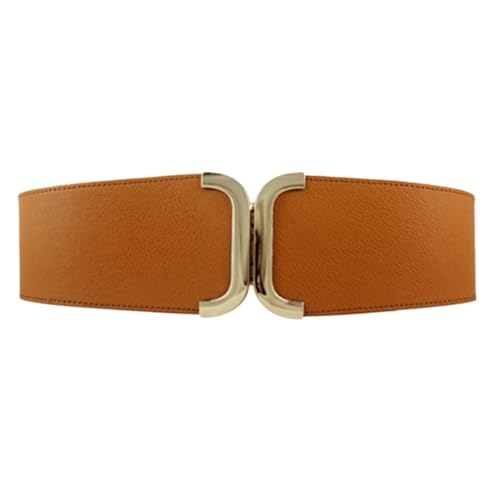 JSEIAJB Camel Belt Female Decorative Elastic Waistband With Skirt Waistband Outside Extra Wide