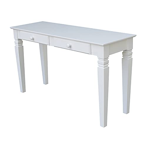 International Concepts Java Console 2 Drawers Table, White International Concepts Java Console 2 Drawers Table, White