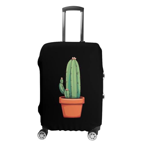 Cactus Travel Luggage Cover Washable Suitcase Protector Baggage Covers for Women Men M