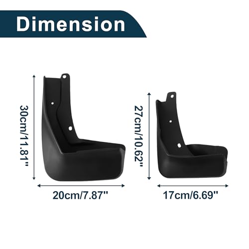Image of Mud Flaps Splash Guards for Volkswagen Touran l 2018-2021 W /Mount Accessories Mud Guards Front and Rear 1 Set