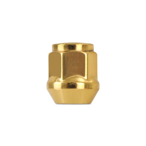 Image of Mishimoto Steel Lug Nuts, M12x1.5, Acorn Seat, 20pc Set, Gold