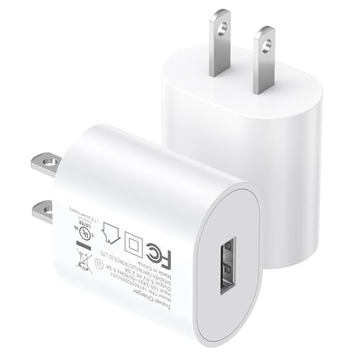 Image of COSLUS Wall Adapter, 5V /2A USB-A Adapter | For COSLUS All Water Dental Flosser, Nail Drill and Facial Cleansing Brush Face Scrubber
