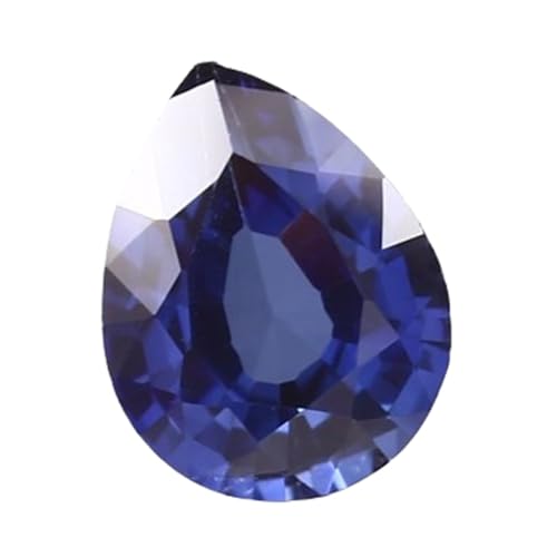 Pierre gemme saphir bleu 13x10mm pour remplacer et sublimer vos bijoux DIY