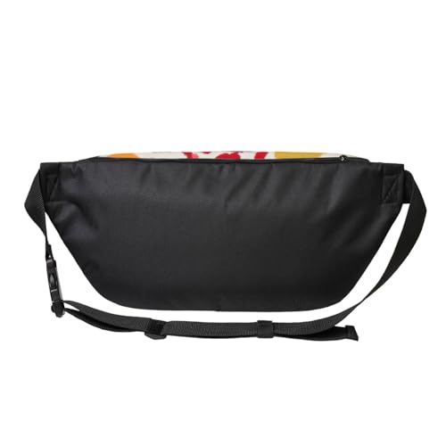 Sac banane de course à pied imprimé main avec sangle réglable - 2
