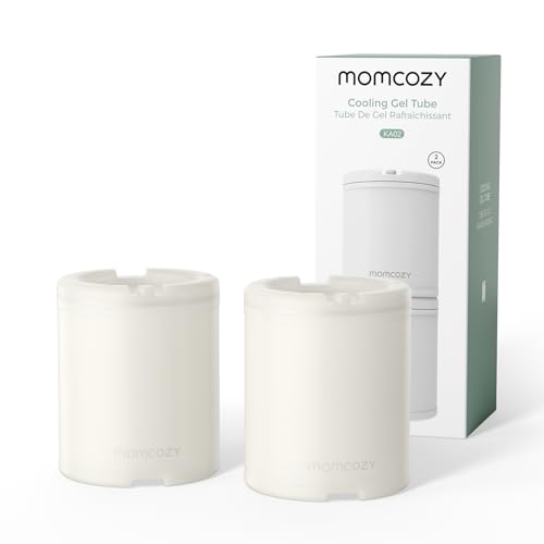 Momcozy Cooling Gel Tube, Highly Efficient 24 Hour Cold Retention, Compatible with Momcozy Breast Milk Cooler, 2PCS