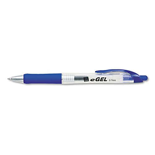 Avery Egel Gel Pen, Retractable, Medium 0.7 Mm, Blue Ink, Blue Barrel