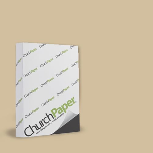 24/60 lb Text Tan Printer Paper, 8.5 x 11