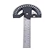 Angle Protractor for Woodworking | Precise Carpentry Angle Ruler | ABS Sturdy Border Measurement Tool/Scribing Tool | 12mm Thick Plate (8 Inch)