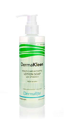 DermaKleen Health Care Antiseptic Lotion Soap with Vitamin E - 7.5 oz (4 Pack)