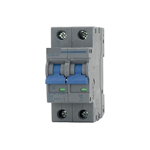 Disyuntor MCB AC 2P 20A con protección de sobrecarga avanzada de 10KA