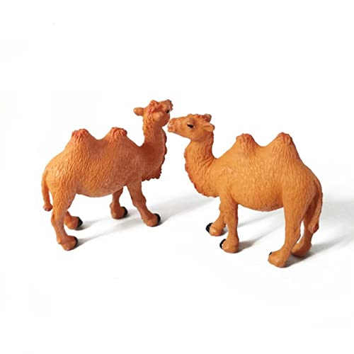 Camel Desert Cactus Flower Pool Ornament Model Figurine Home Glass