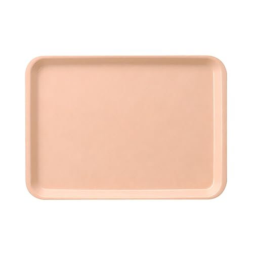 マルケイ (MARUKEI) 長角トレー / 38cm長角トレー 小 276×383×H19mm ライトオレンジ 割れにくい 食洗器対応 スタッキング可能 N23 LO 日本製