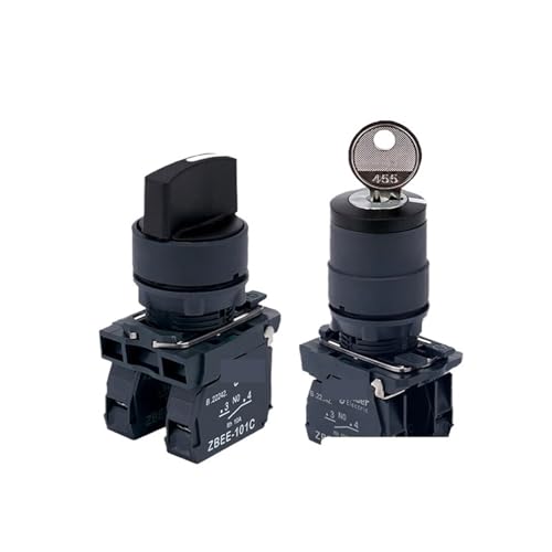 XB5AD25C bouton de sélection de clé à 2 positions 1NO+1NC pour panneau électrique