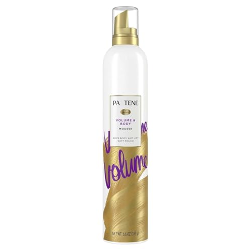 Pan~tene Volume & Body Mousse for Soft Curls Adds Lift and Fullness 6.6 oz