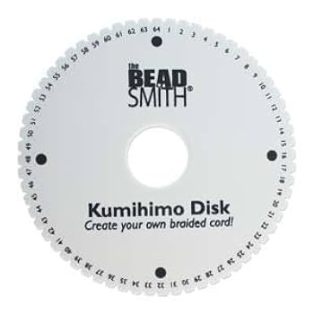 Amazon.com: 64 Slot Kumihimo Disk Plus Clear Kumihimo Handle
