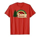 Summer Camp Counselor Staff Rainbow Pine Tree Men Women T-Shirt