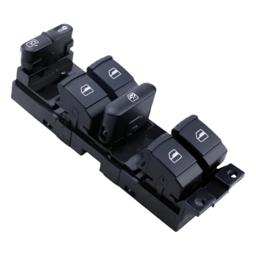 Interrupteur de lève-vitre Skoda Superb 1J4959857C côté conducteur 2001-2010
