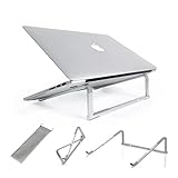 NIFTY TECH Minimal Laptop Stand for Desk, Premium 13'-18' Dell, Lenovo, HP, Asus, MacBook Stand, Cooling Laptop Riser for Desk, Durable Laptop Holder, Portable Laptop Stand for Office or Travel