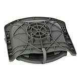 wellenshop Bootssitz Klappbar in 3 Farben gepolstert Bootsstuhl Steuerstuhl Steuersitz Boot Sitz Stuhl Angelboot Farbe Grau/Weiß