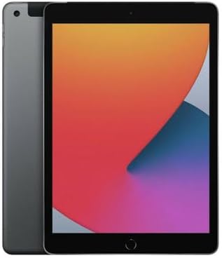 Apple iPad (10.2-inch, Wi-Fi + Cellular, 128GB) - Space Gray (8th Generation) (Renewed)