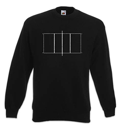 Sweatshirt Volleyball Court Urban Backwoods pour homme et femme en coton noir