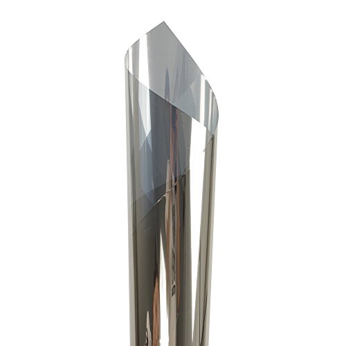 Película para ventana reflectante plata 60" x 9.8ft rollo miniatura 2