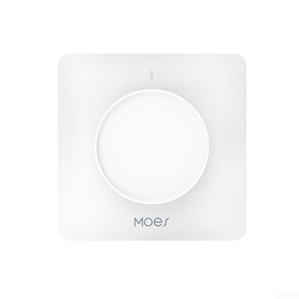 ChicBosomn WiFi Smart Rotary/Touch Light Dimmer Switch Tuya APP Remote Control, For Dimmable LED/Incandescent/Halogen Bulbs(WIFI-Rotary)