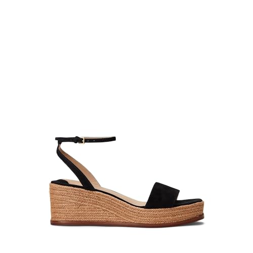 Image of Lauren Ralph Lauren womens Leona Suede Espadrille