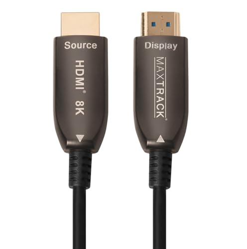 Maxtrack Active HDMI® Fibre Optic Cable C507-15ML, HDMI 2.1, 8K @ 60Hz, 4K @ 120Hz, eARC, 3D, HDR, HDCP 2.2, YUV 4:4:4 - Image 2