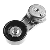 kranero Belt Tensioner With Pulley 350 450 Super Duty V8 Steel Compatible with Ford E350 Club Wagon 6.0L 04-05 Ford E350 E450 SuperDuty 6.0L 04-10 Ford F250 F350 F450 F550 SuperDuty 6.0L 03-07