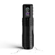 EZ P3 Pro Turbo Tattoo Gun - 6 Strokes 2.5-5.0mm Direct Drive Tattoo Machine with Brushless Motor, OLED Digital Display 1600mAh Battery Power Rotary Tattoo Pen