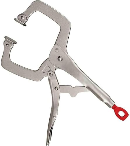 Image of xokisde Fits Milwaukee 48-22-3521 11" Torque-Lock Locking C-Clamp Swivel Jaw Pliers