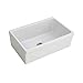 Barclay FSSB1000WH Products Gannon 30 Inch Single Bowl Fireclay Farmer Sink, White