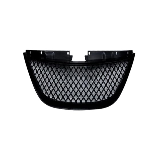 Parrilla delantera de carreras negra y plateada para Hyundai Sonata YF (2009-2014), accesorios.(Matte black)