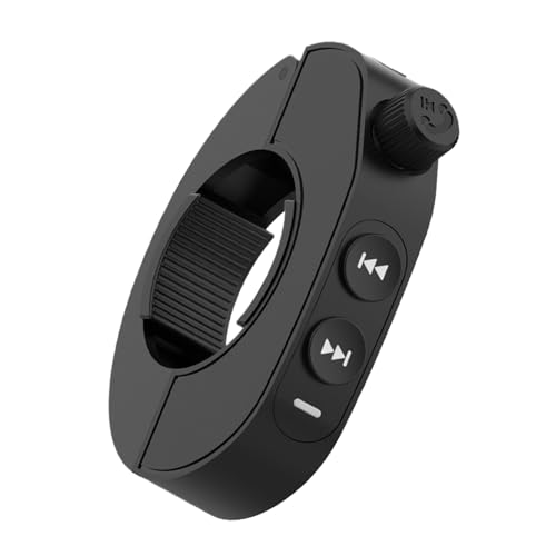 Mando a distancia inteligente multifuncional para botones de medios, mando a distancia inalámbrico para motocicletas, diseño de reemplazo giratorio estable, impermeable y seguro para uso universal con