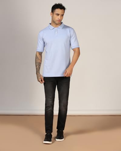 Image of Leriya Fashion T Shirt for Men || Men T-Shirt || Men Polo T-Shirt || Men Plain T-Shirt || V-Neck Collar Tshirt