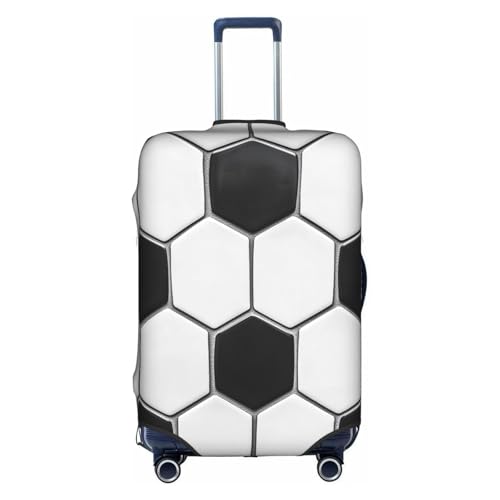 Soccer Ball Pattern Luggage Cover Washable Suitcase Cover Anti-Scratch Luggage Protector Covers Elastic Suitcase Identify XL fits 29-32 Inch Luggage