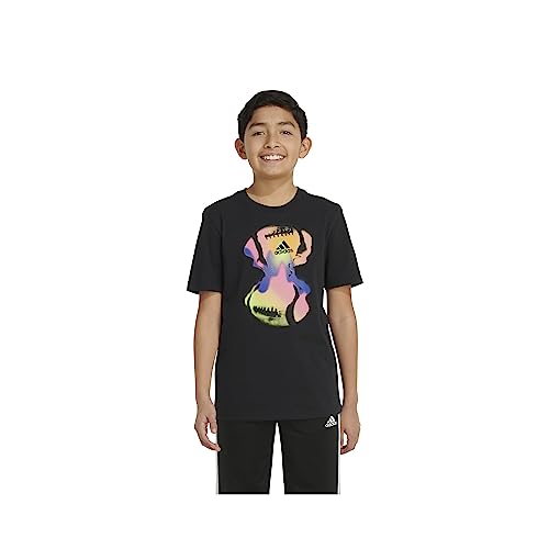 adidas Boys' Short Sleeve Cotton Camo Bos Logo T-Shirt3