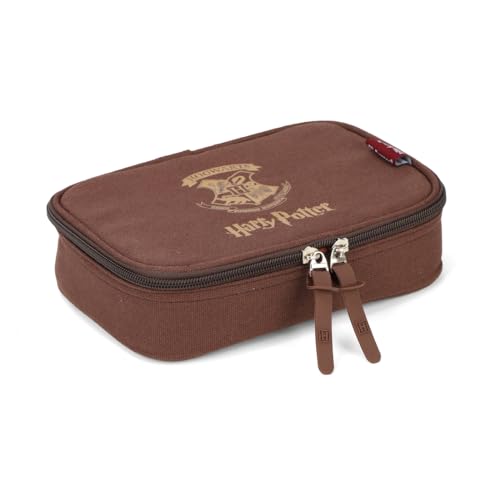 Estojo Box 100 lápis Oficial HARRY POTTER Marrom - Luxcel
