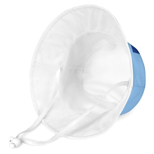 Kids Bucket Hat for Girls & Boys, Barbados Flag Pattern Bucket Hat for Girls Boys,Fun & Cool Fun Outdoor Vacation2